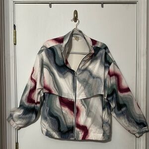 CALIA by Carrie Underwood Red and White Bomber Jacket